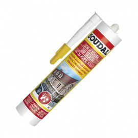 Герметик силиконовый Soudal универсальный, коричневый 280 мл