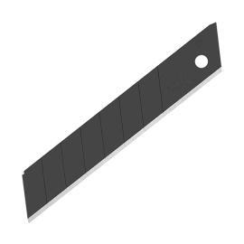 Лезвия сегментированные Olfa Black Max черные, 8 сегментов 18 мм, 10 шт