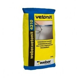 Наливной пол Weber Vetonit 4310 для сложных оснований 25 кг