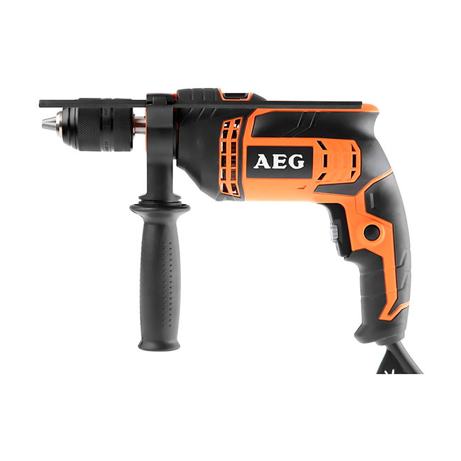 Дрель ударная AEG SBE 600 R kit, 600 Вт