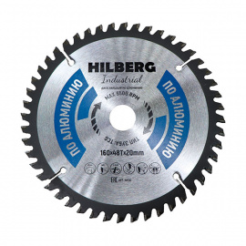 Диск пильный Hilberg Industrial HA160 по алюминию 48 зубьев 160х20 мм