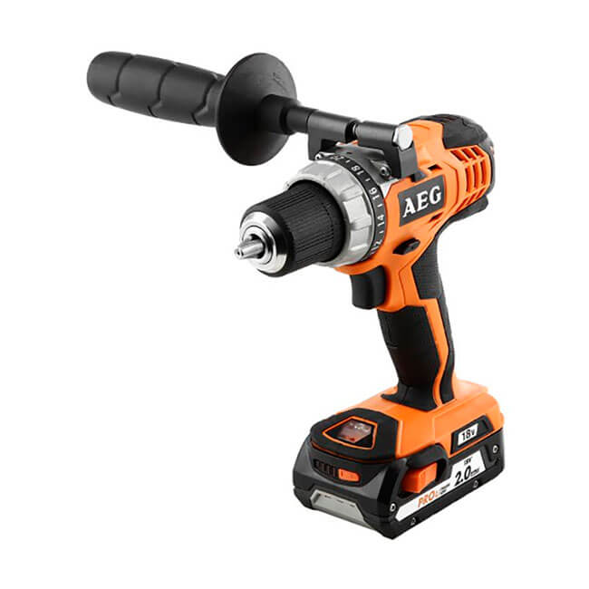Дрель аккумуляторная ударная AEG BSB 18CBL LI-202C, 18 В, 2,0 Ач