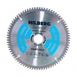 Диск пильный Hilberg Industrial HA210 по алюминию 80 зубьев 210х30 мм