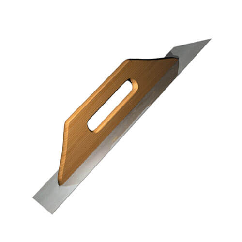 Гладилка нержавеющая Putech деревянная рукоятка 130х480 мм