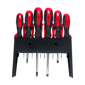 Отвертки в наборе Matrix Fusion на подвесной полке 18 предметов