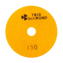 Круг алмазный шлифовальный Trio-Diamond гибкий № 150 мокрая шлифовка  100 мм