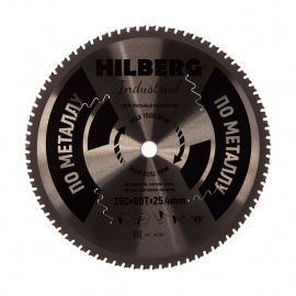 Диск пильный Hilberg Industrial HF350 по металлу 80 зубьев 350х30 мм