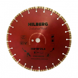 Диск алмазный Hilberg Industrial Hard Laser HI808 турбо-сегментный 350 мм