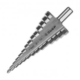 Сверло по металлу ступенчатое Зубр Мастер быстрорежущая сталь 4-39 мм