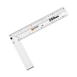 Угольник строительный ЦИ алюминиевый 250 мм