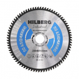 Диск пильный Hilberg Industrial HA230 по алюминию 80 зубьев 230х30 мм