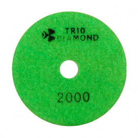 Круг алмазный шлифовальный Trio-Diamond гибкий № 2000 мокрая шлифовка 100 мм