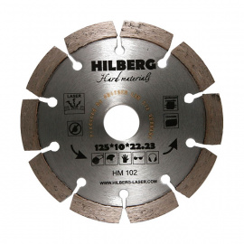 Диск алмазный Hilberg Hard Materials Лазер HM102 сегментный 125 мм