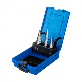 Сверло по металлу ступенчатое Зубр Профессионал быстрорежущая сталь 3-20 мм 3 шт