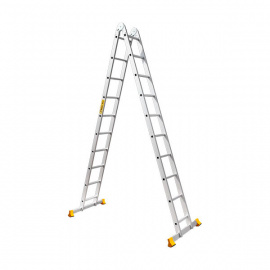 Лестница двухсекционная Alumet T2 шарнирная 2х6 алюминиевая 3.54 м