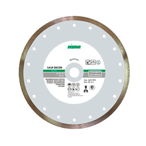 Диск алмазный Distar Decor сплошной 230 мм