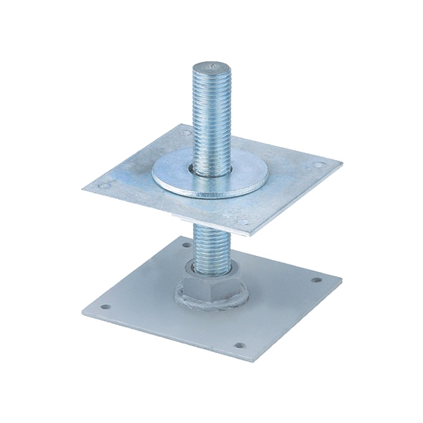 Анкер регулировочный по высоте ARH(120)-20, 120х120 мм, толщина 4 мм