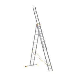 Лестница трехсекционная Alumet P3 9316, 3х16 алюминиевая 11,93 м