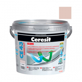 Затирка Ceresit CE 43, высокопрочная, цвет серый N07, 2 кг