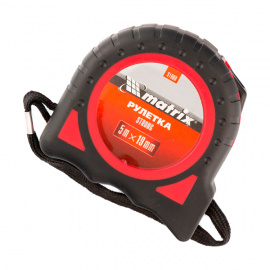 Рулетка измерительная Matrix Strong обрезиненный корпус 5 м