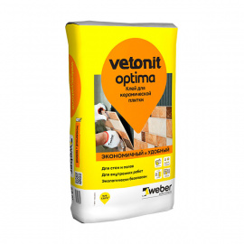 Клей плиточный Weber.Vetonit Optima 25 кг