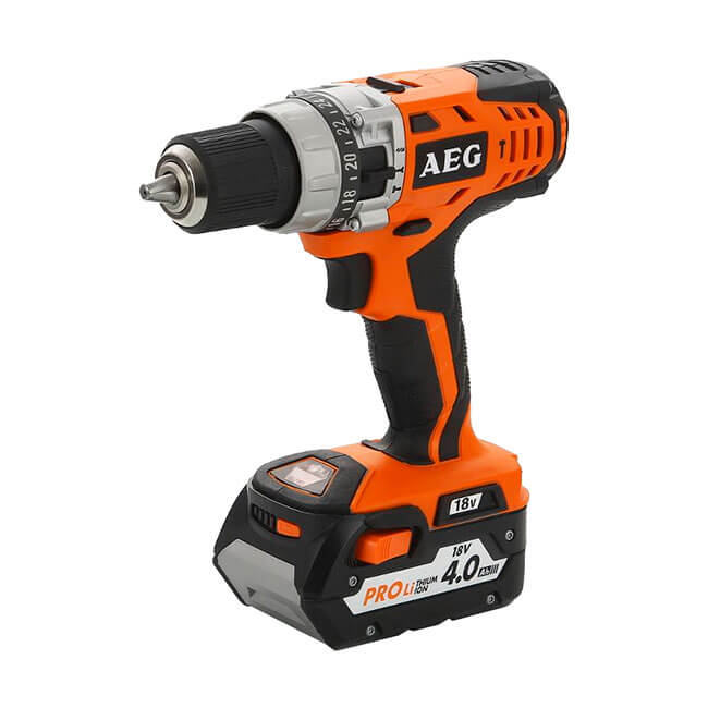 Дрель аккумуляторная AEG BS 18C LI-402C, 18 В, 4,0 Ач