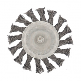 Щетка дисковая для дрели Matrix крученая металлическая проволока 75 мм