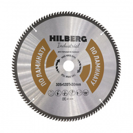 Диск пильный Hilberg Industrial HL305 по ламинату 120 зубьев 305х30 мм