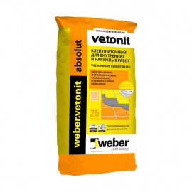 Клей плиточный Weber.Vetonit Absolut высокоэластичный 25 кг