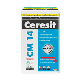 Клей плиточный Ceresit CM 14 Extra водо- и морозостойкий 25 кг