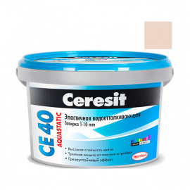 Затирка Ceresit CE 40 Aquastatic, эластичная, цвет багама N43, 2 кг