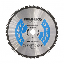 Диск пильный Hilberg Industrial HA305 по алюминию 120 зубьев 305х30 мм