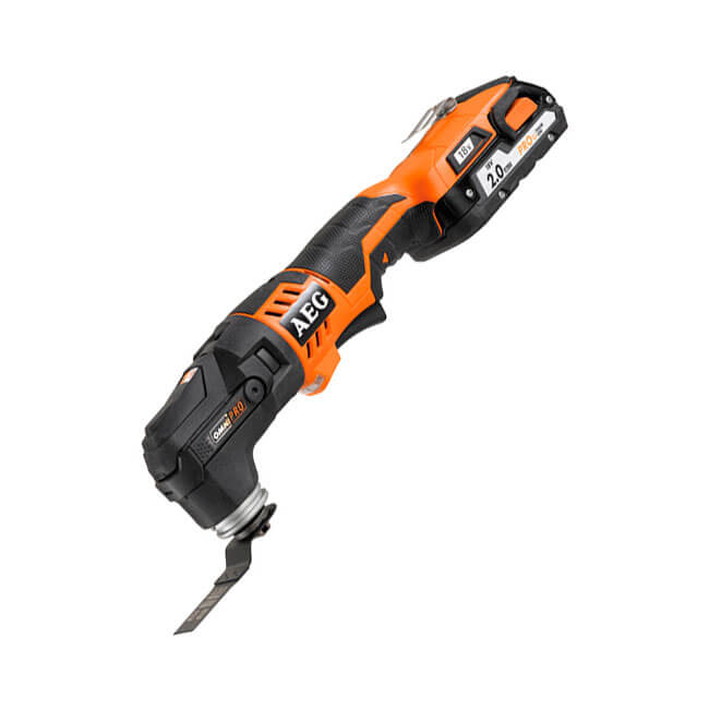 Инструмент многофункциональный аккумуляторный AEG OMNI18C LI-202BKIT1X, 18 В, 2,0 Ач