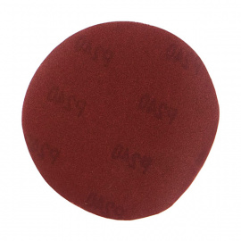 Круг абразивный Matrix под липучку без отверстий P240, 125 мм (10 шт)