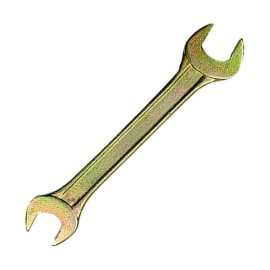 Ключ рожковый Сибртех желтый цинк 13х14 мм