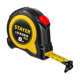 Рулетка измерительная Stayer Professional Leader обрезиненный корпус 8 м