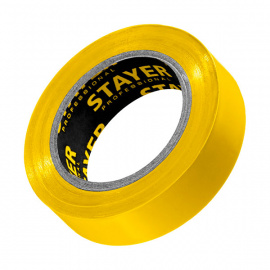 Лента изоляционная Stayer Protect-10 электроизоляционная ПВХ желтая 15 мм х 10 м