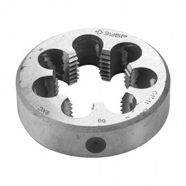 Плашка ручная Зубр Мастер для трубной резьбы G1"