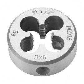 Плашка ручная Зубр Мастер для внешней резьбы М12x1.5