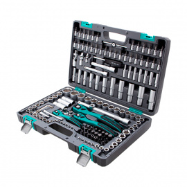 Набор инструментов Stels в кейсе 1/2"+1/4"+3/8", 151 предмет