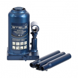 Домкрат гидравлический Stels бутылочный телескопический 170-420 мм, 4 т