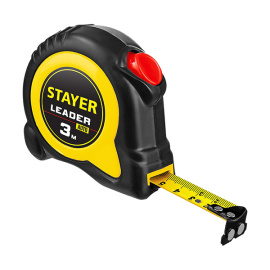Рулетка измерительная Stayer Professional Leader обрезиненный корпус 3 м