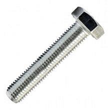 Болт с шестигранной головкой Tech-Krep DIN933 оцинкованный М16х80