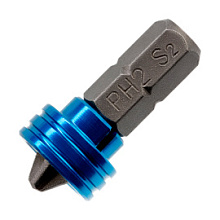 Бита с ограничителем для ГКЛ Gross магнитная PH2, 25 мм