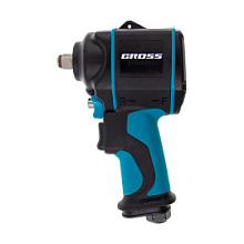 Гайковёрт пневматический Gross ударный G985, 1/2", 610 Нм, 9000 об/мин