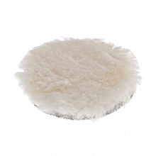 Насадка полировальная под липучку Matrix натуральная шерсть 125 мм