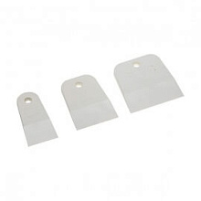 Шпателя резиновые в наборе Зубр Мастер белые 3 шт