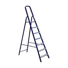 Стремянка стальная Alumet М8407, 7 ступеней, 1,45 м