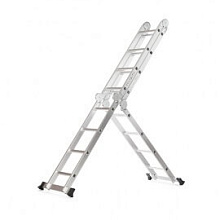 Лестница трансформер Aluminium 4х5 алюминиевая 5.8 м