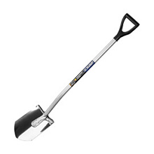 Лопата штыковая Зубр Профессионал, из нержавеющей стали, алюминиевый черенок